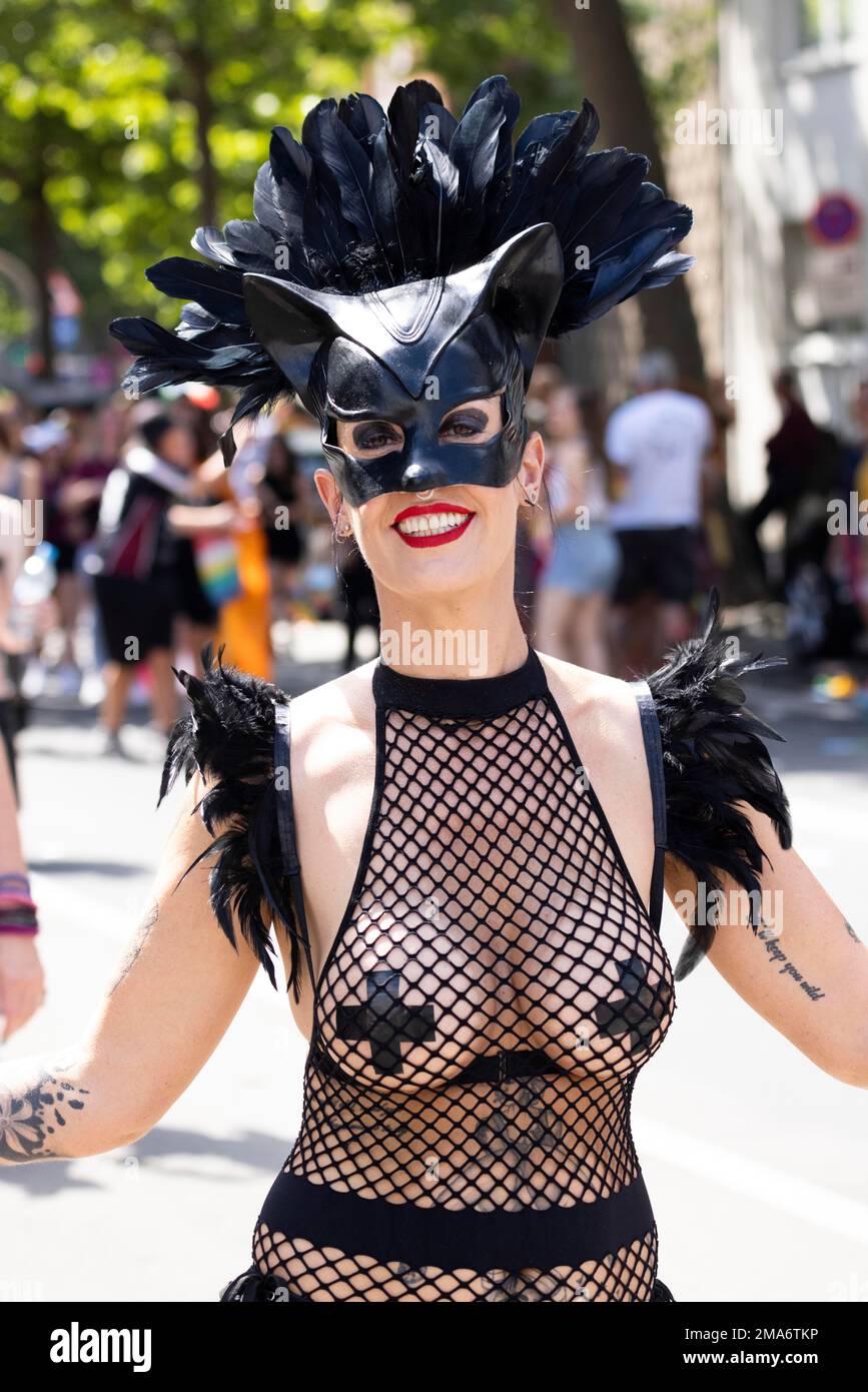 Dominatrix with mask