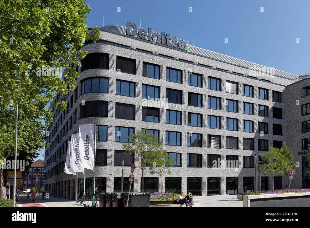 Deloitte Legal, Duesseldorf office, law firm, auditing firm, North Rhine-Westphalia, Germany Stock Photo