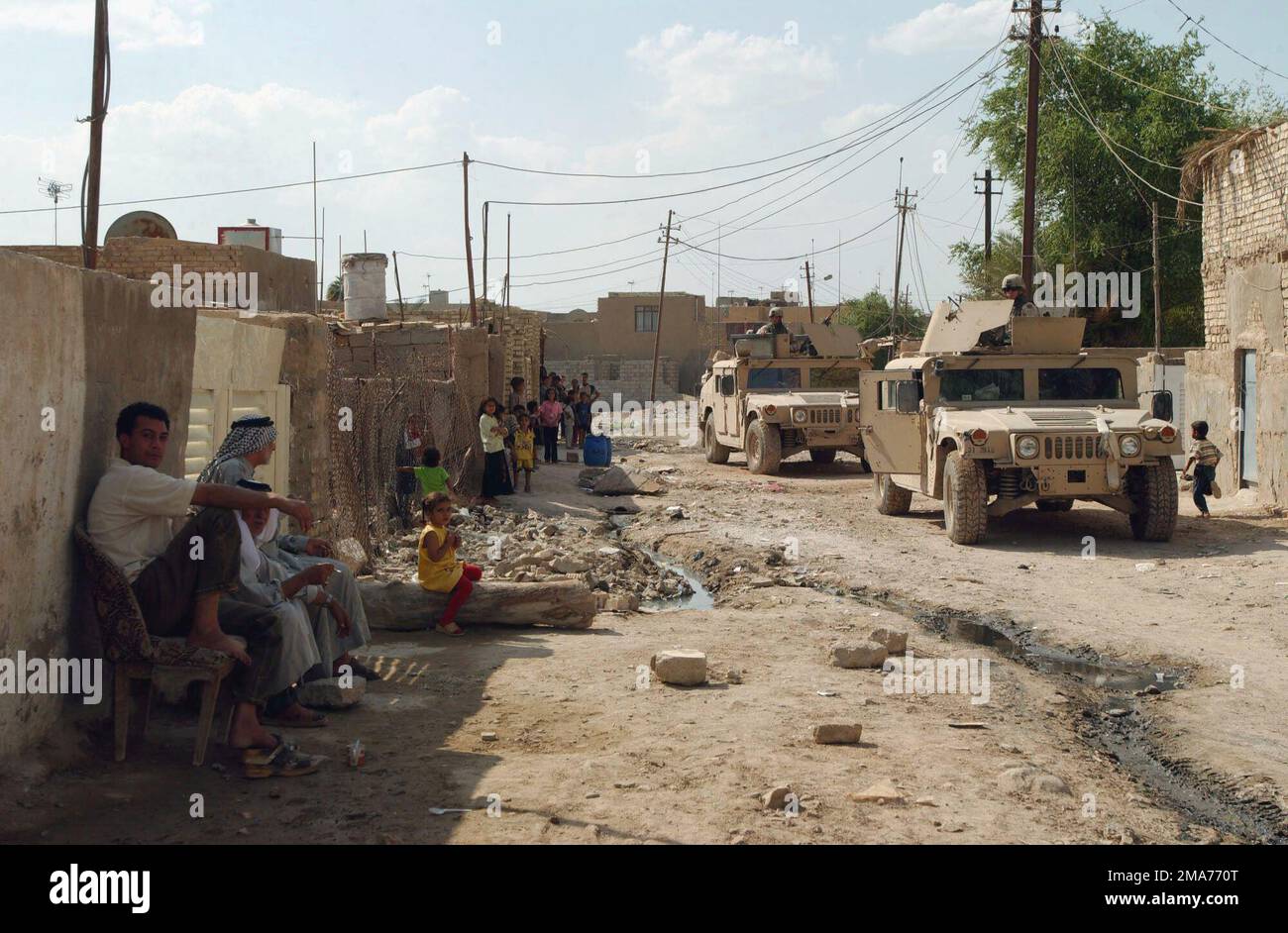 050929-A-8255A-051. Base: Baghdad Country: Iraq (IRQ) Stock Photo