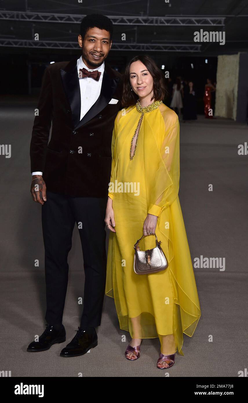 Honor Titus and Gia Coppola arrive at the second annual Academy Museum