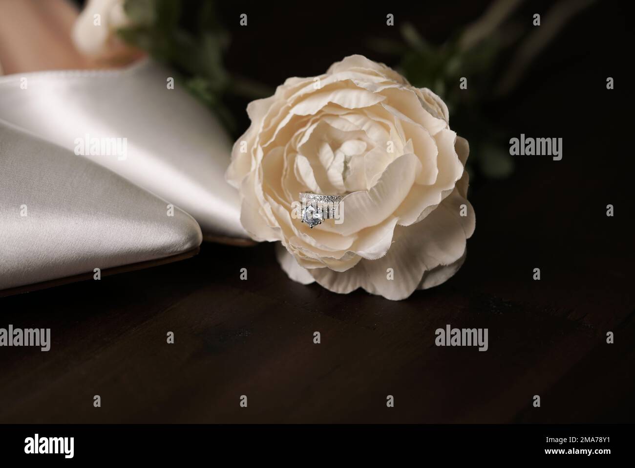Wedding details Stock Photo