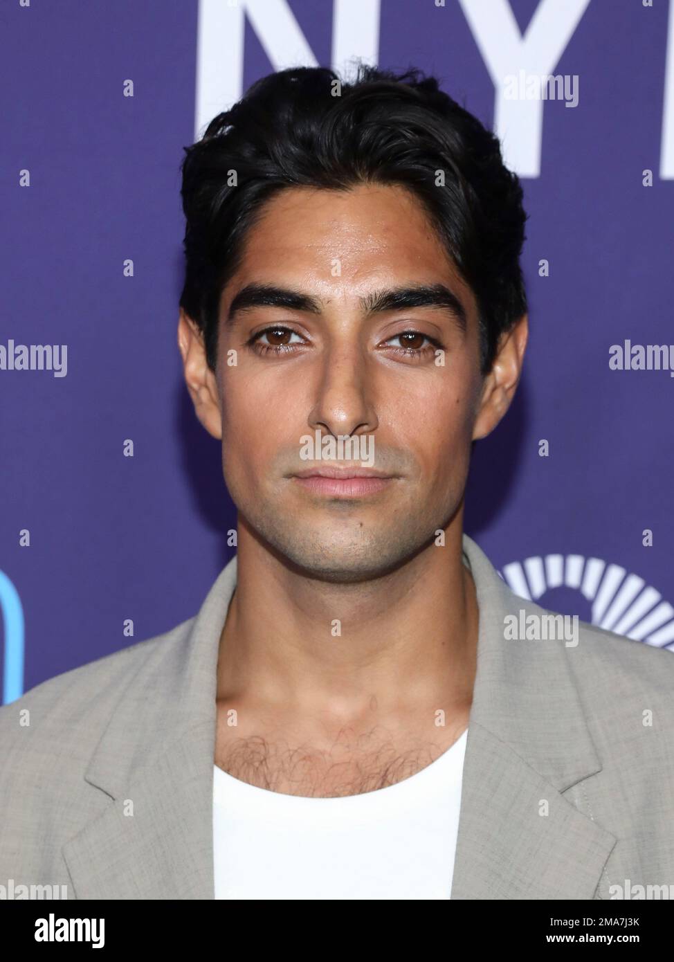 Actor Eman Esfandi attends the premiere for "The Inspection" at Alice