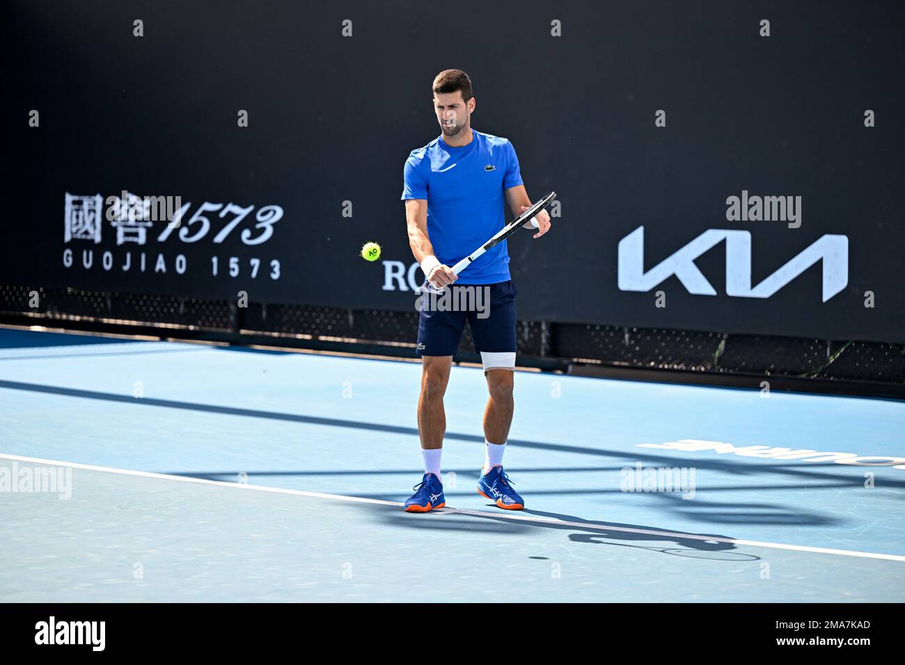 Dubai Tennis Championships 2023: Novak Djokovic hits practice