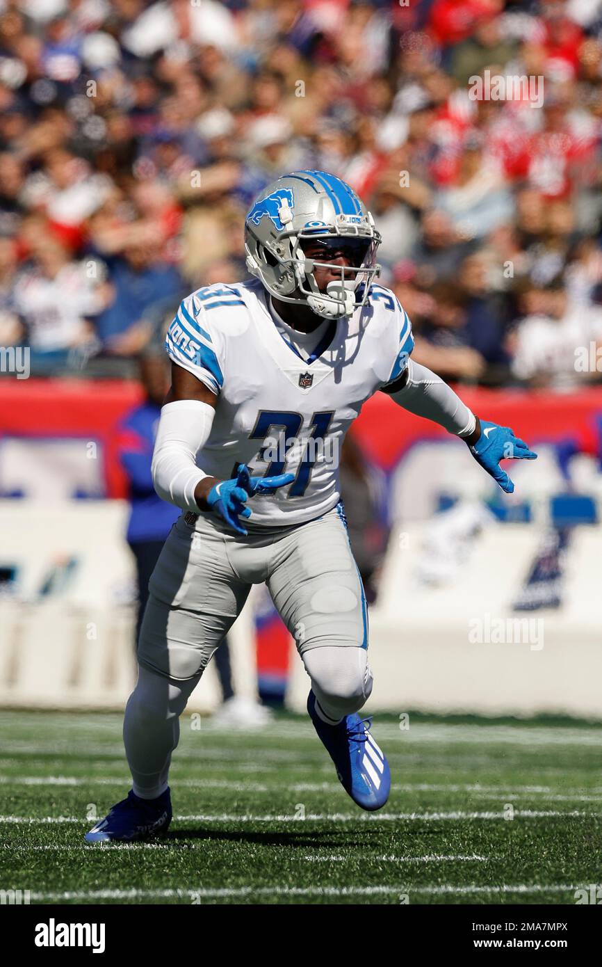 Detroit Lions safety Kerby Joseph against the New England Patriots