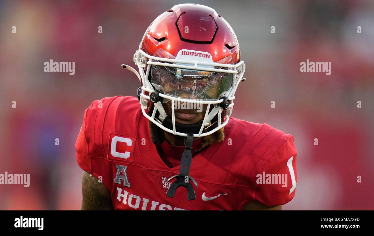 Houston wide receiver Nathaniel Dell during the second half of an NCAA