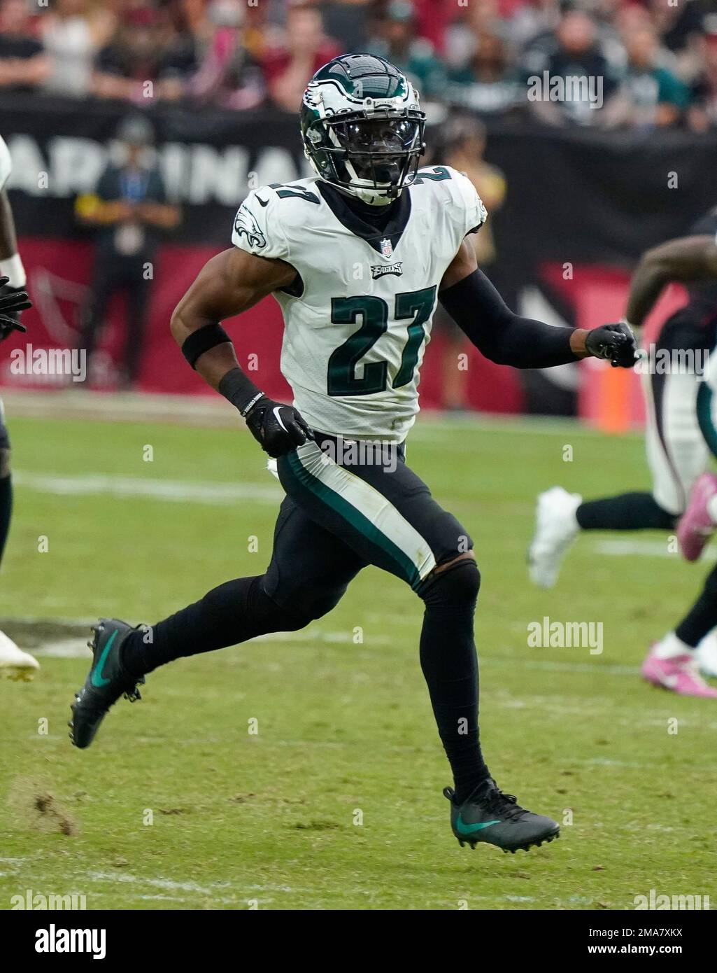 Philadelphia Eagles' Zech McPhearson (27) during the first half of an NFL  football game against the Arizona Cardinals, Sunday, Oct. 9, 2022, in  Glendale, Ariz. (AP Photo/Darryl Webb Stock Photo - Alamy