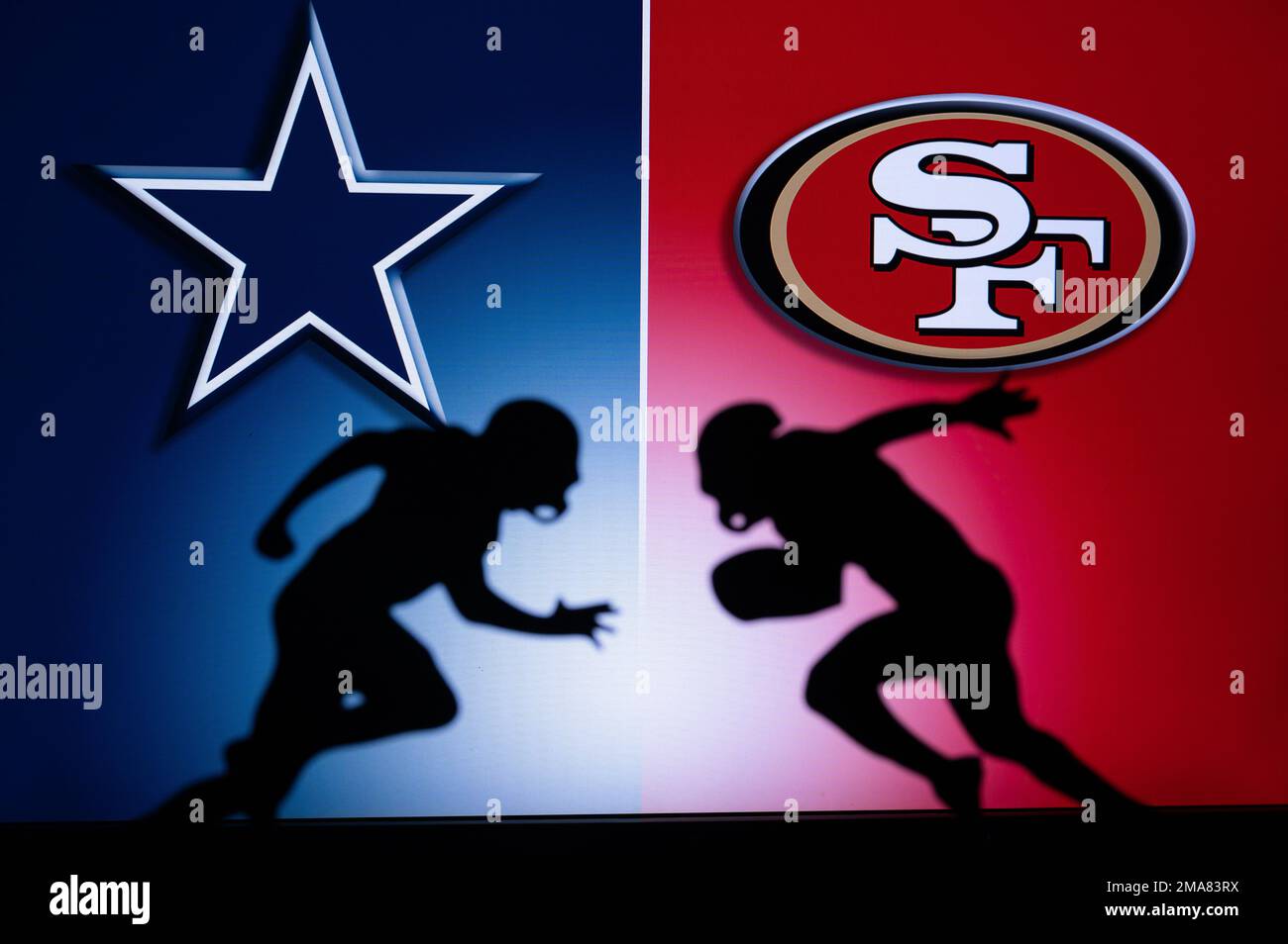 Fanmats NFL House Divided Rug 49ers Cowboys 33.75x42.5 Durable Non-Skid Dallas Door Mat
