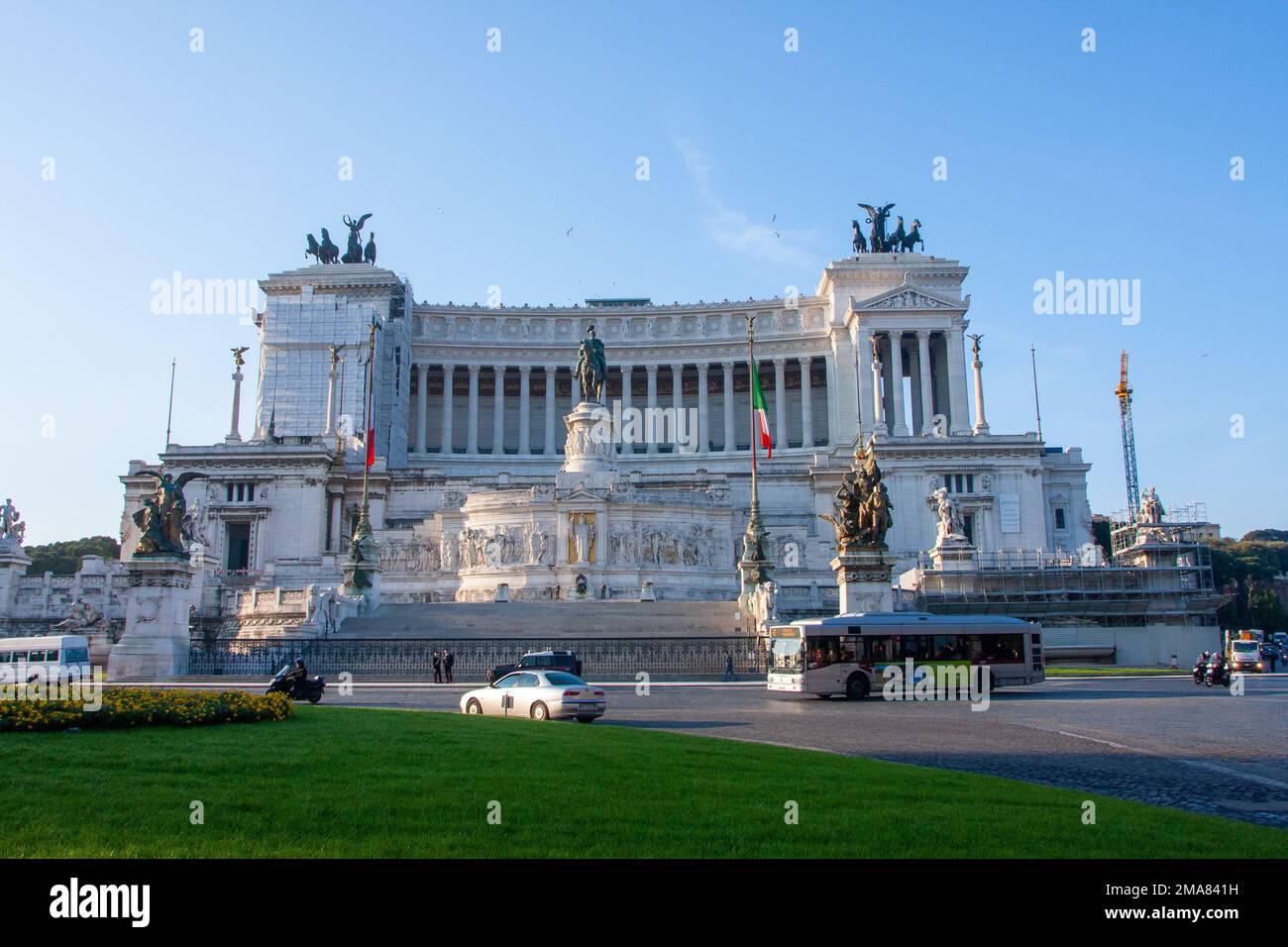 Vittorio Rome The Vittoriano Victor Emmanuel II Monument Rome Italy Stock Photo - Alamy