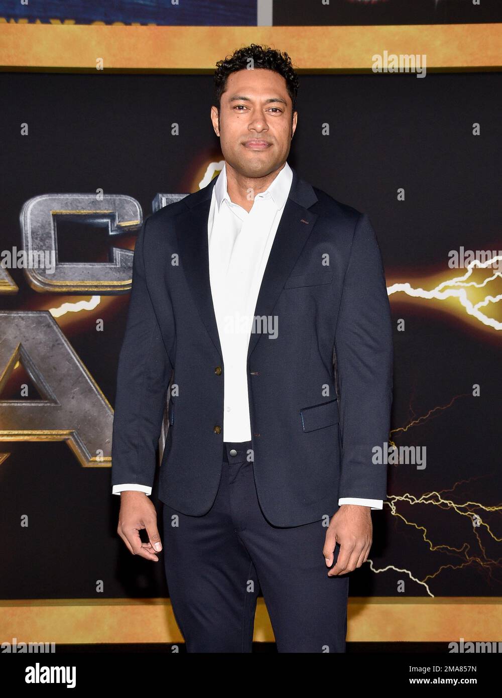 Uli Latukefu Attends The World Premiere Of Black Adam In Times Square Uli Latukefu Attends The World Premiere Of Black Adam In Times Square On Wednesday Oct 12 2022 In New York Photo By Evan 2MA857N 