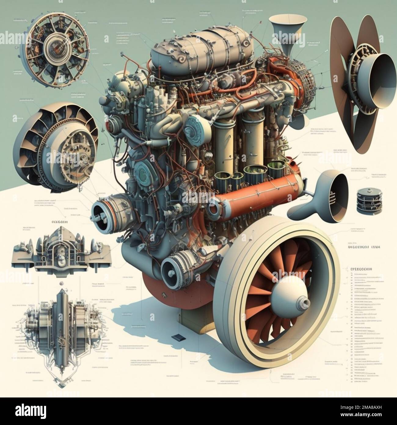 Engine Components Diagram Engine Parts Exploded View