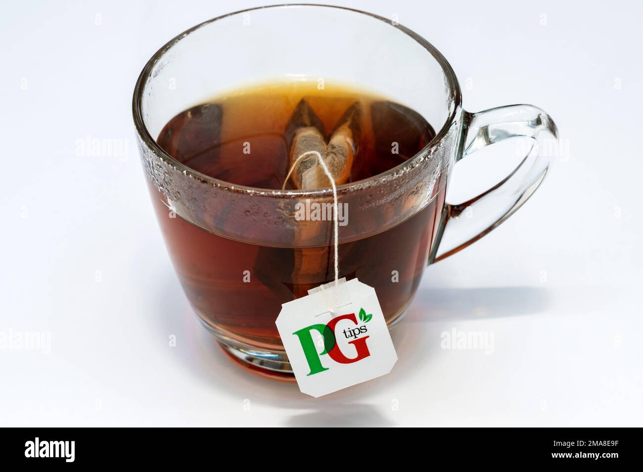 PG Tips tea bag Stock Photo