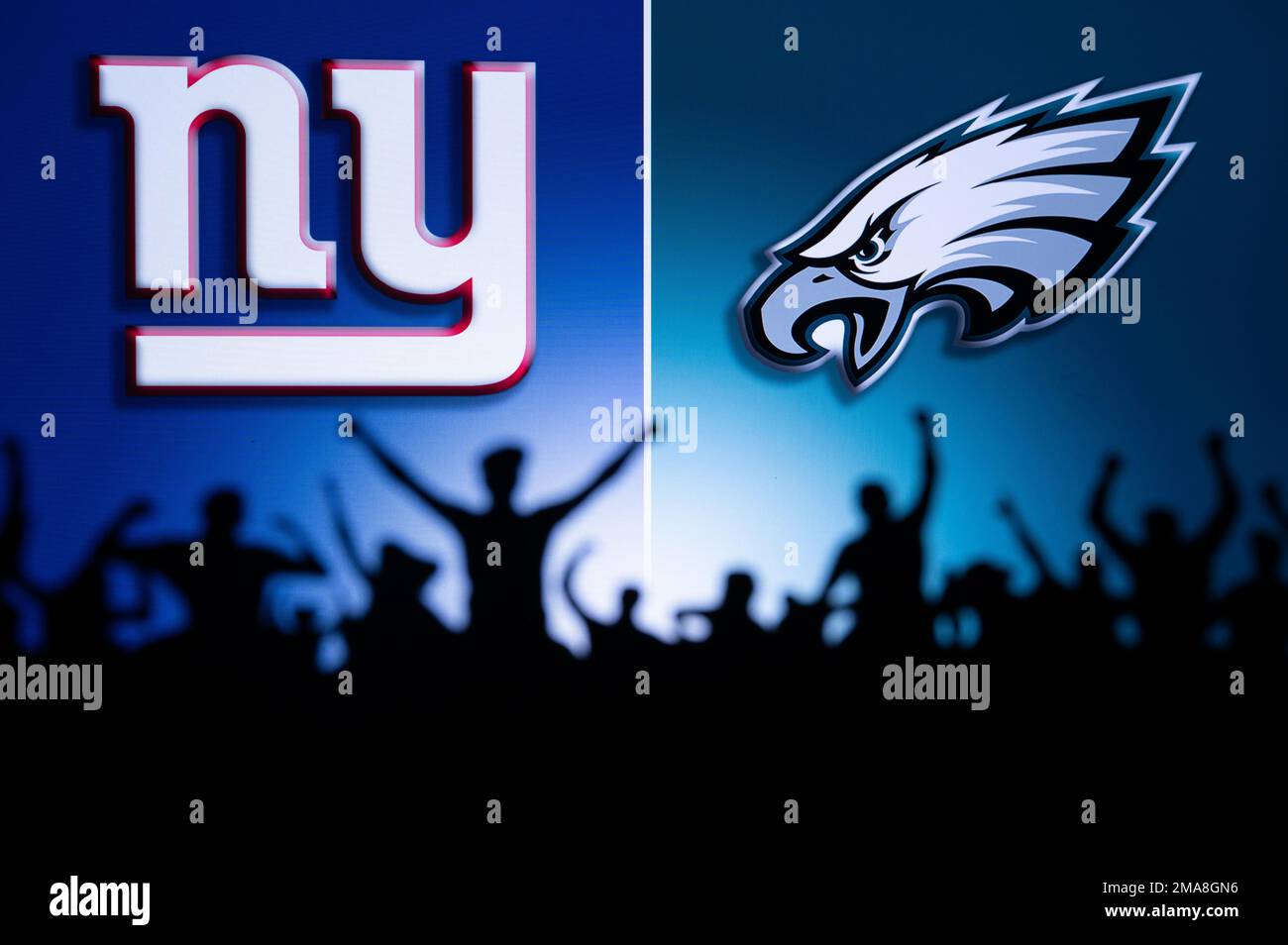 PHILADELPHIA, USA, JANUARY 18, 2023 New York Giants vs. Philadelphia