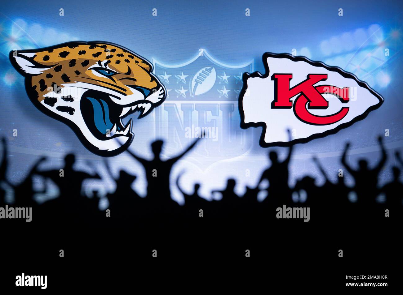 KANSAS, USA, JANUARY 18, 2023 Jacksonville Jaguars vs. Kansas City