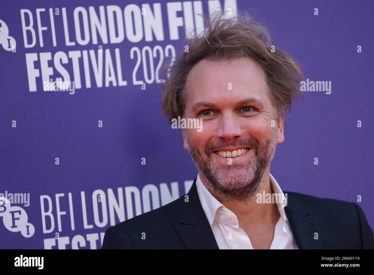 Florian Zeller poses for photographers upon arrival for the premiere of