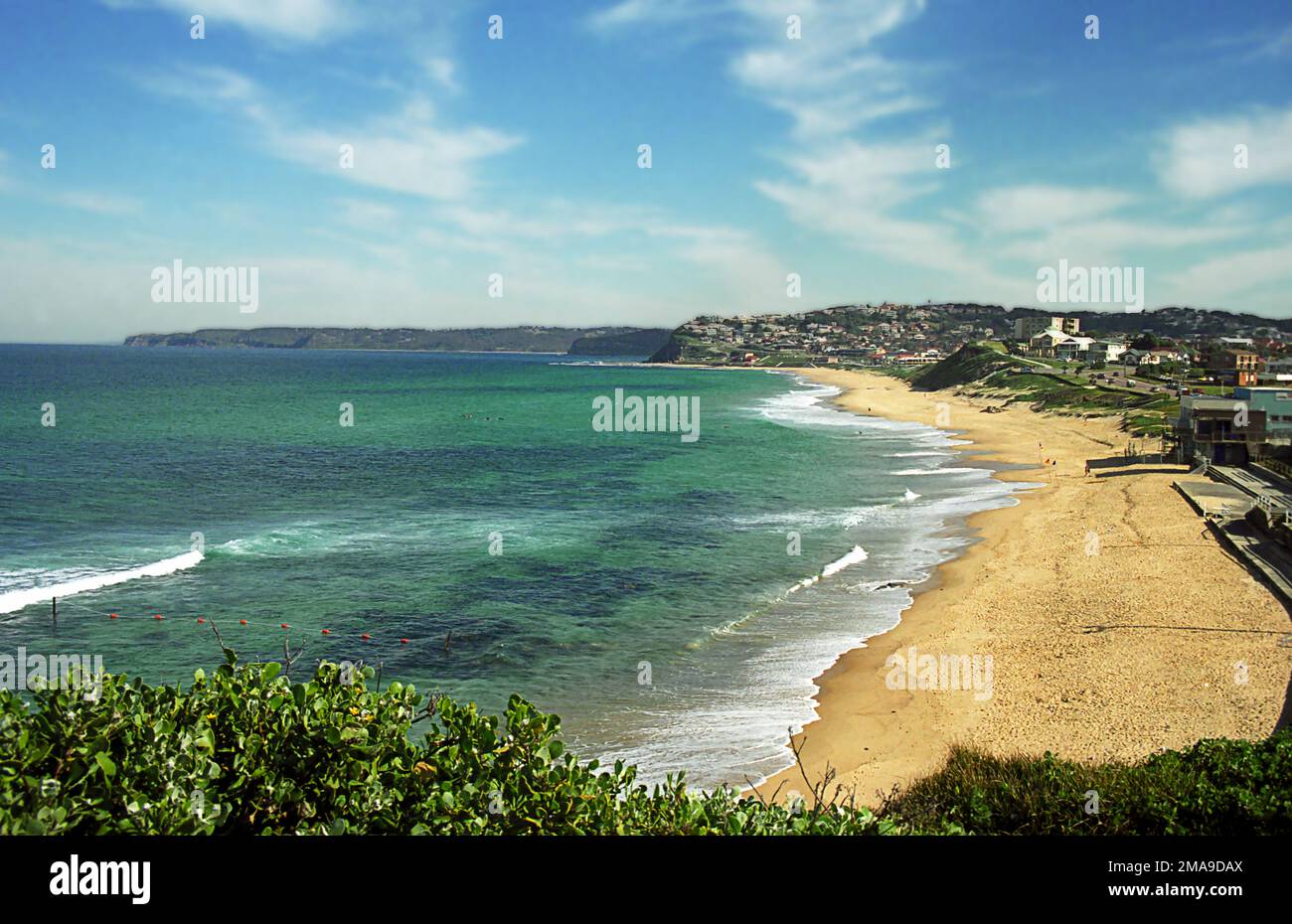 Bar, Dixon and Merewether beaches: Newcastle, Central Coast, NSW, Australia Stock Photo