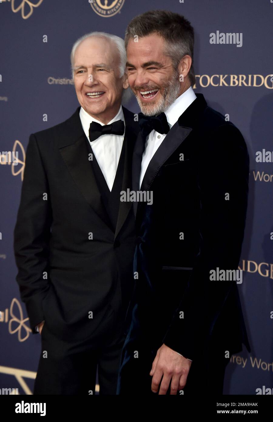 Robert Pine and Chris Pine arrive at the 2022 Children's Hospital Los Angeles Gala, Saturday