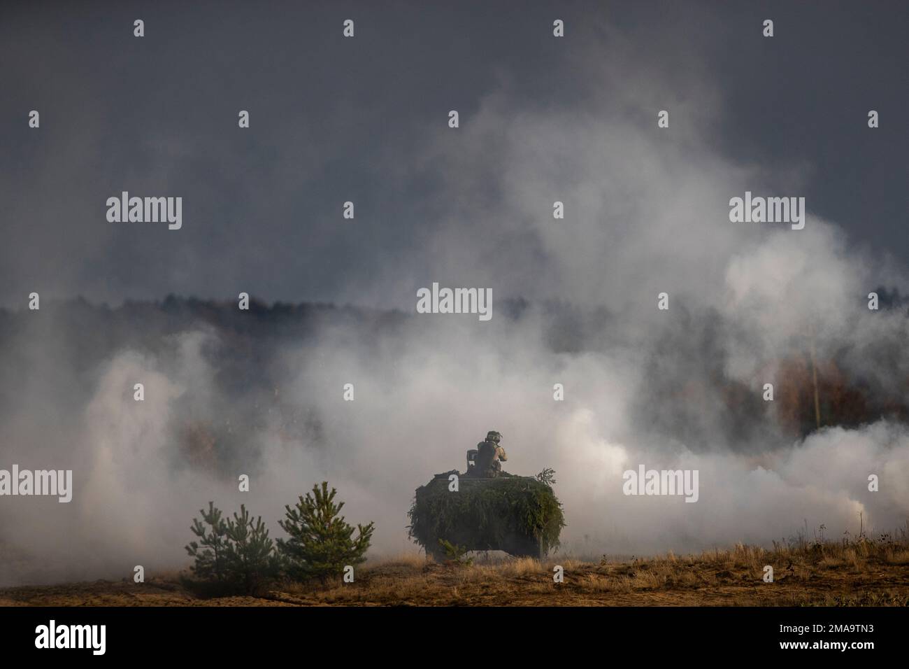 Soldiers of the German Bundeswehr 41st Mechanized Infantry Brigade take ...