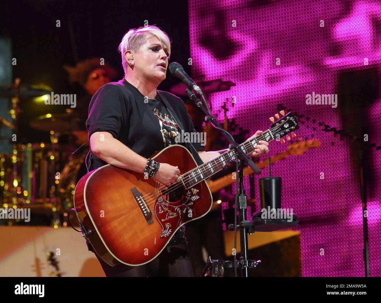 The Chicks' Natalie Maines performs on day one of the Austin City ...