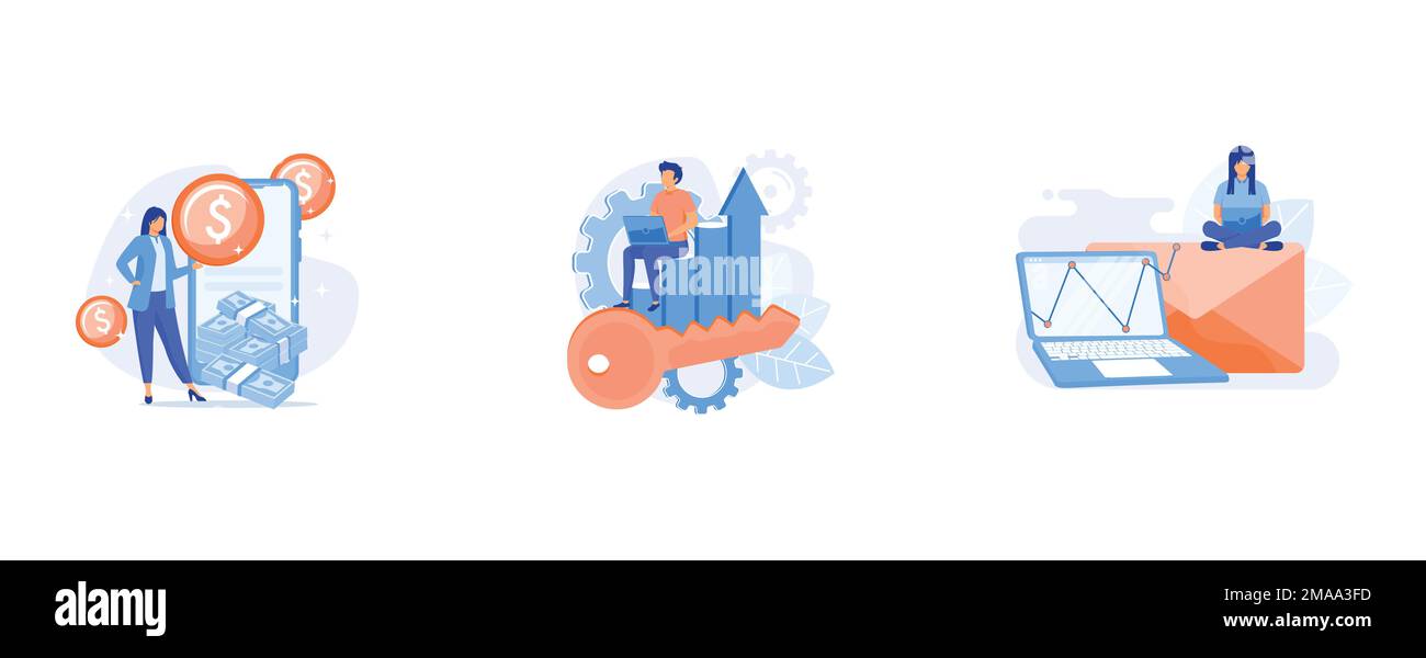 Online banking technology, Business strategy, success key, Newsletter ...