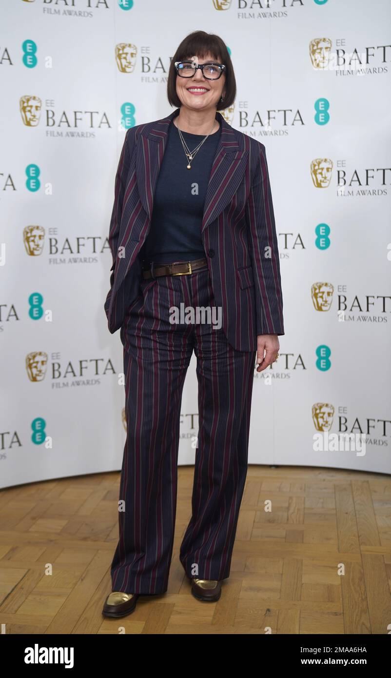 CEO of BAFTA Jane Millichip during the nominations for the EE Bafta