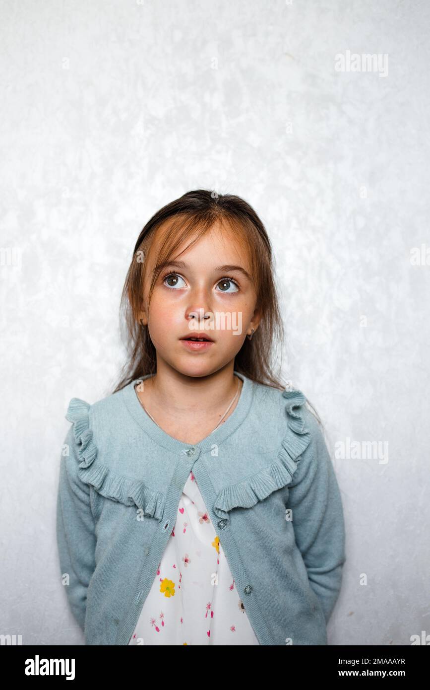 Portrait of a Happy Smiling Girl Stock Photo - Alamy