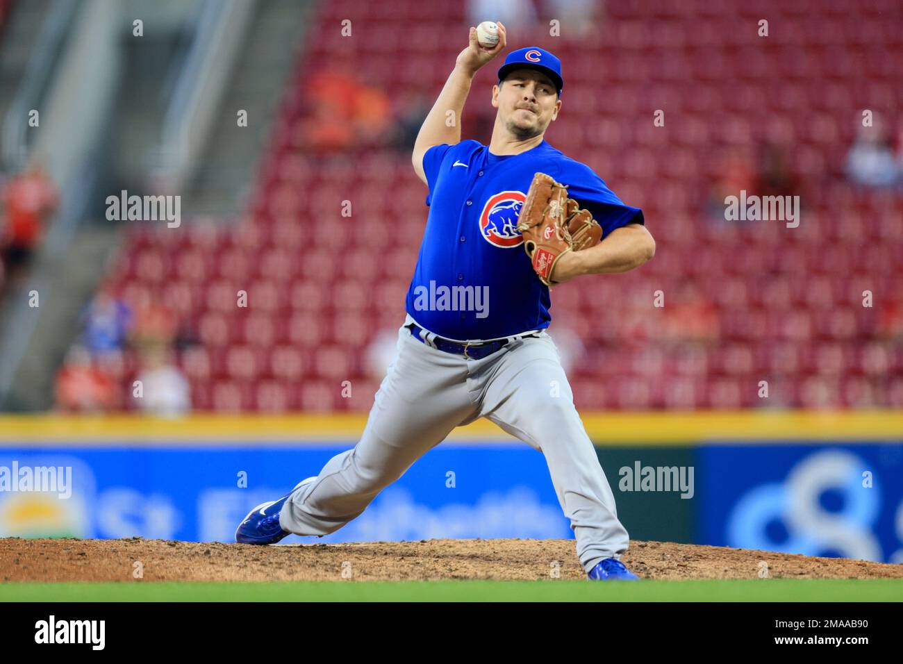 Michael Rucker Chicago Chicago Cubs' Michael Rucker throws during a baseball game against the ...