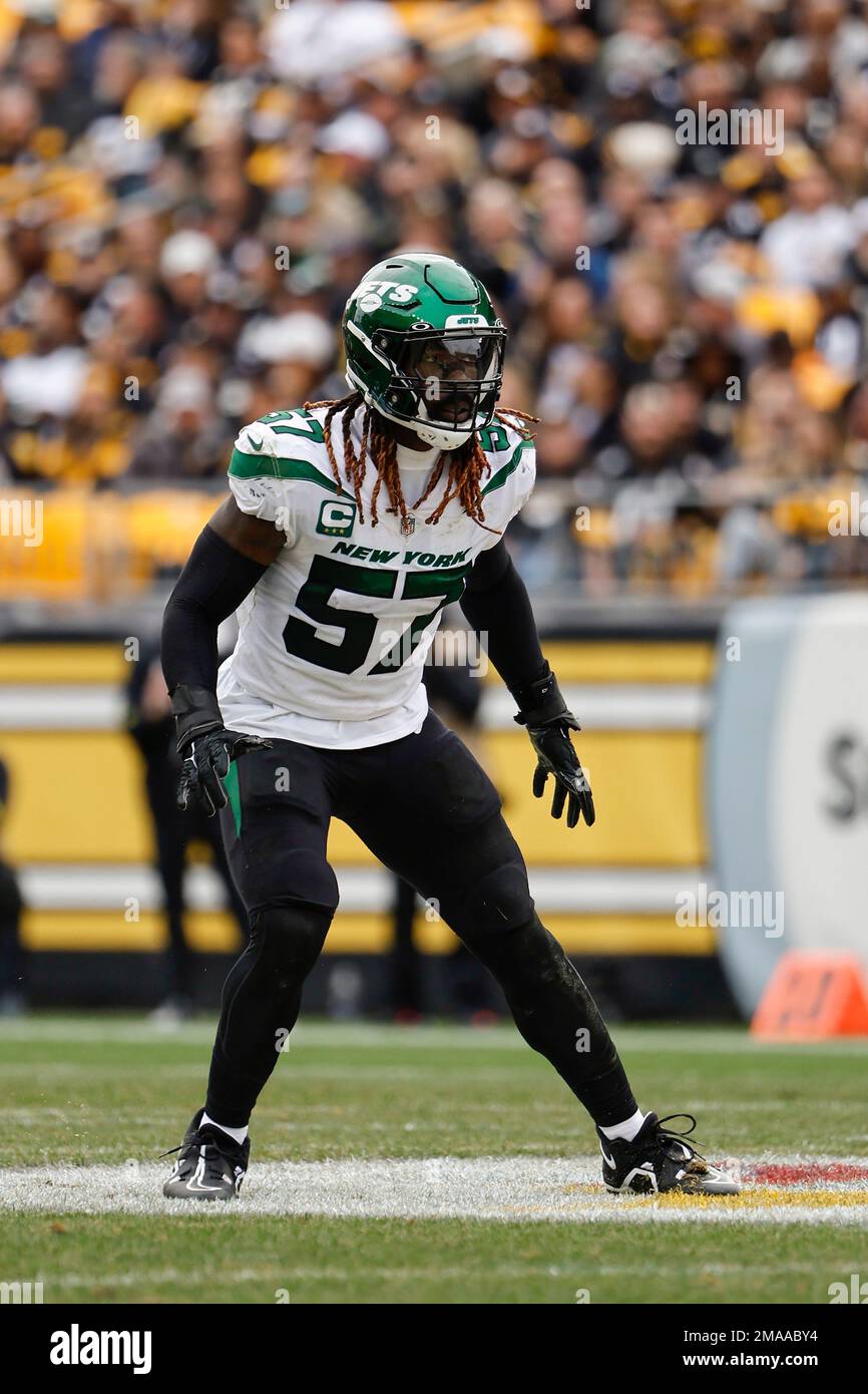 New York Jets linebacker C.J. Mosley against the Pittsburgh Steelers