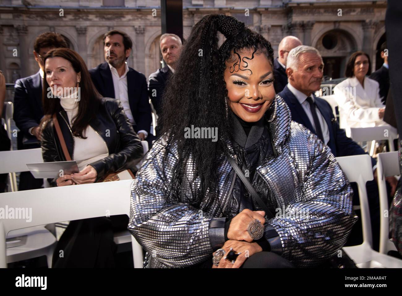 Jane Jackson arrive for the Louis Vuitton ready-to-wear Spring/Summer 2023  fashion collection presented Tuesday, Oct. 4, 2022 in Paris. (Photo by  Vianney Le Caer/Invision/AP Stock Photo - Alamy