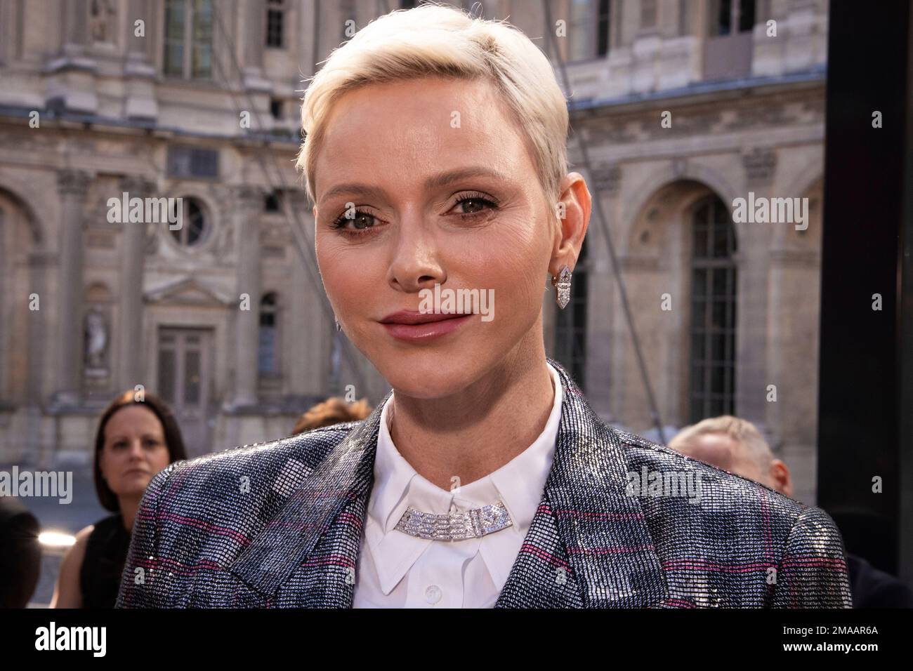 Princess Charlene attended S/S 2023 fashion show of Louis Vuitton