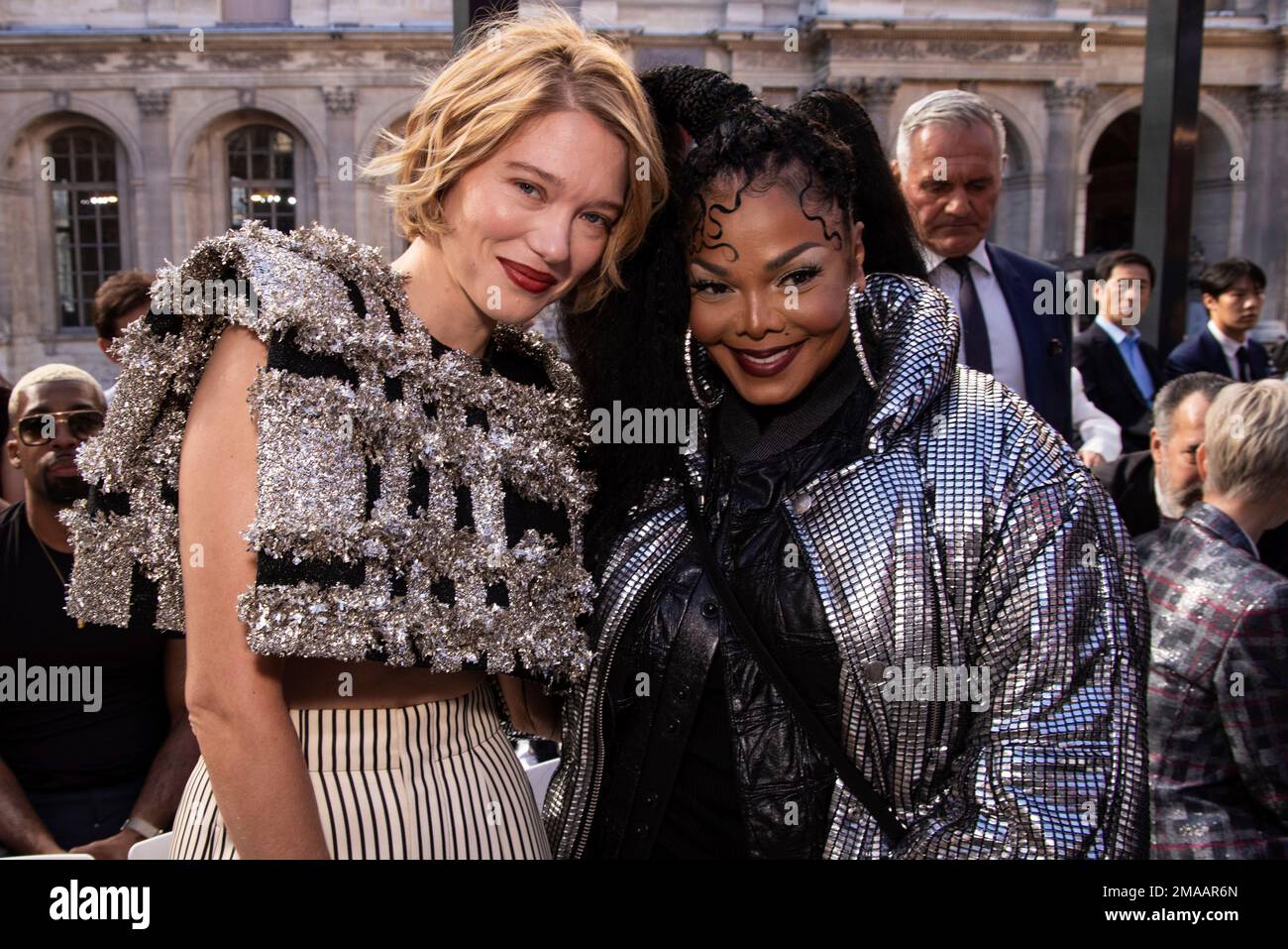 Janet Jackson attends the Louis Vuitton ready-to-wear Spring/Summer 2023  fashion collection presented Tuesday, Oct. 4, 2022 in Paris. (Photo by  Vianney Le Caer/Invision/AP Stock Photo - Alamy