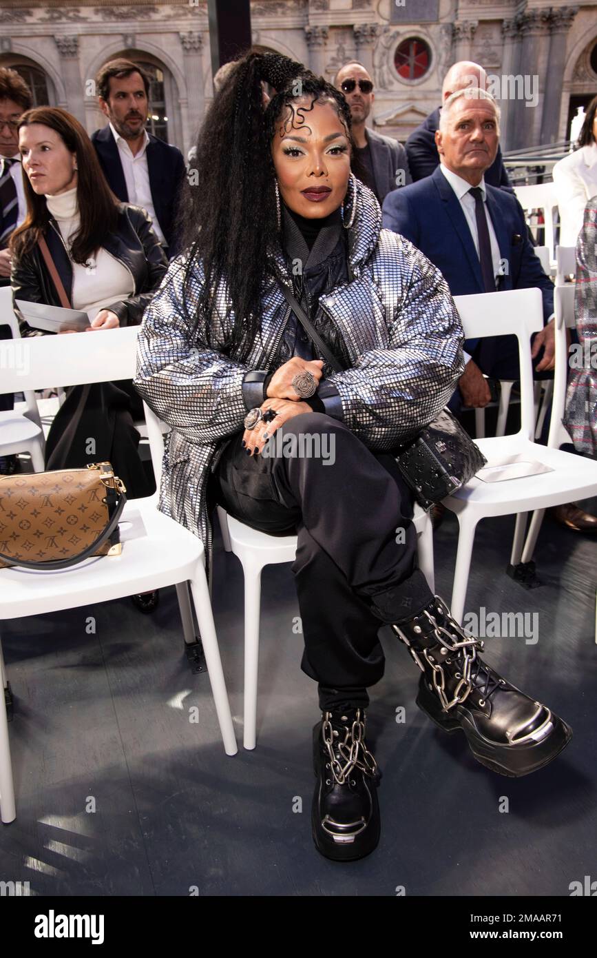 Jane Jackson arrive for the Louis Vuitton ready-to-wear Spring/Summer 2023  fashion collection presented Tuesday, Oct. 4, 2022 in Paris. (Photo by  Vianney Le Caer/Invision/AP Stock Photo - Alamy