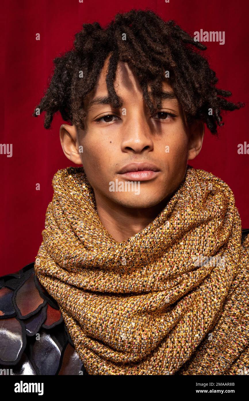 Paris, France. 04th Oct, 2022. Jaden Smith attending the Louis Vuitton  Womenswear Spring/Summer 2023 show as part of Paris Fashion Week in Paris,  France on October 04, 2022. Photo by Aurore Marechal/ABACAPRESS.COM
