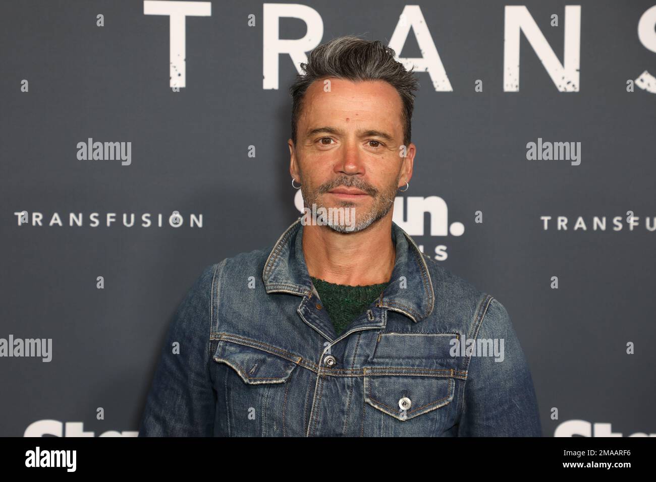 Sydney, Australia. 19th January 2023. Damian Walshe-Howling arrives on the red carpet for the Sydney premier of TRANSFUSION at Hoyts Entertainment Quarter. Credit: Richard Milnes/Alamy Live News Stock Photo
