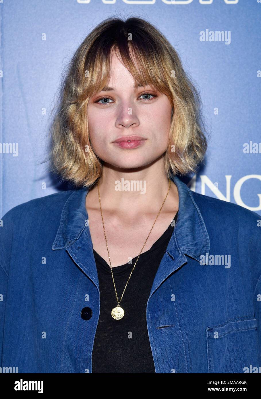Makenzie Leigh attends a special screening of "Triangle of Sadness" at(03)