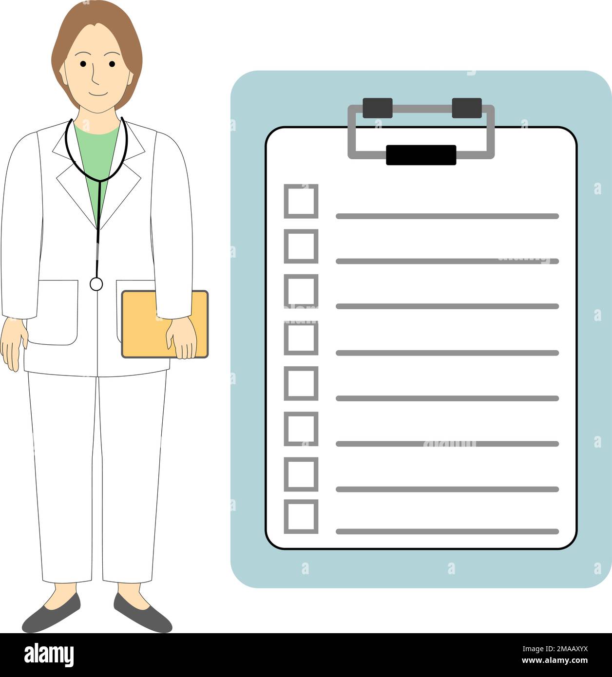 Medical doctor woman icon set hi-res stock photography and images - Alamy, image size:1256x1390