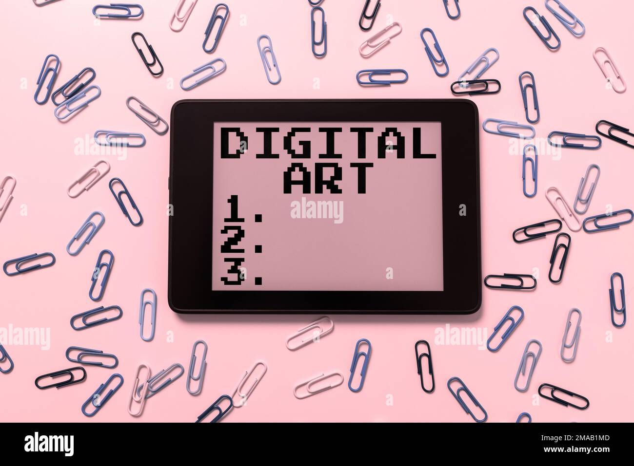 Text showing inspiration Digital Art. Internet Concept use of skill and ...