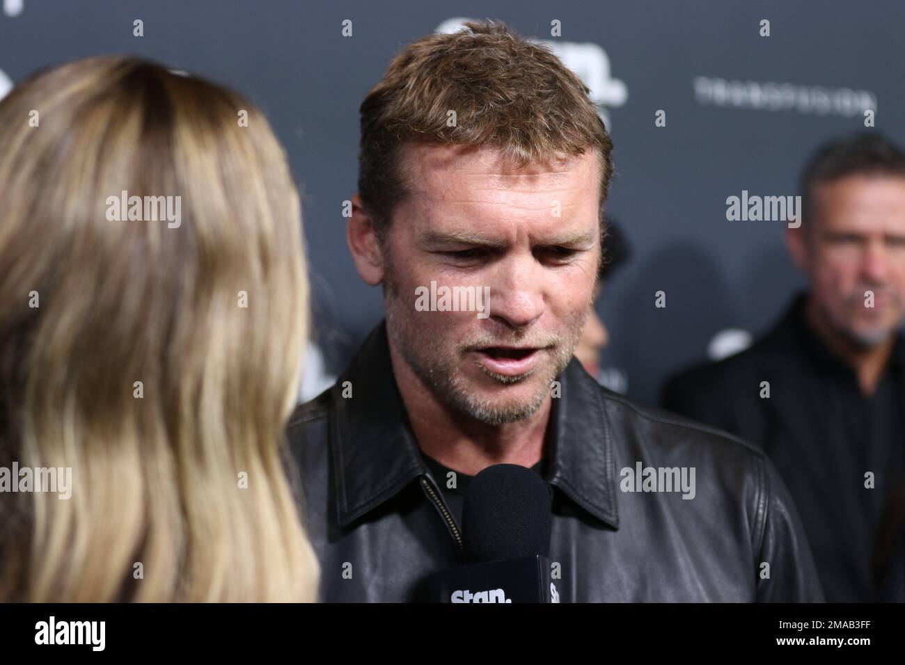 Sydney, Australia. 19th January 2023. Renee Bargh interviews Sam