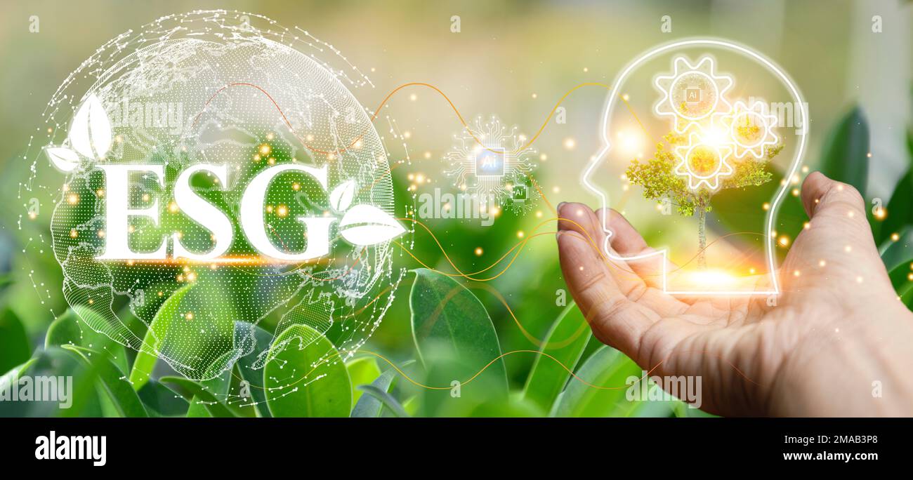 The concept of combining artificial intelligence systems with nature ...