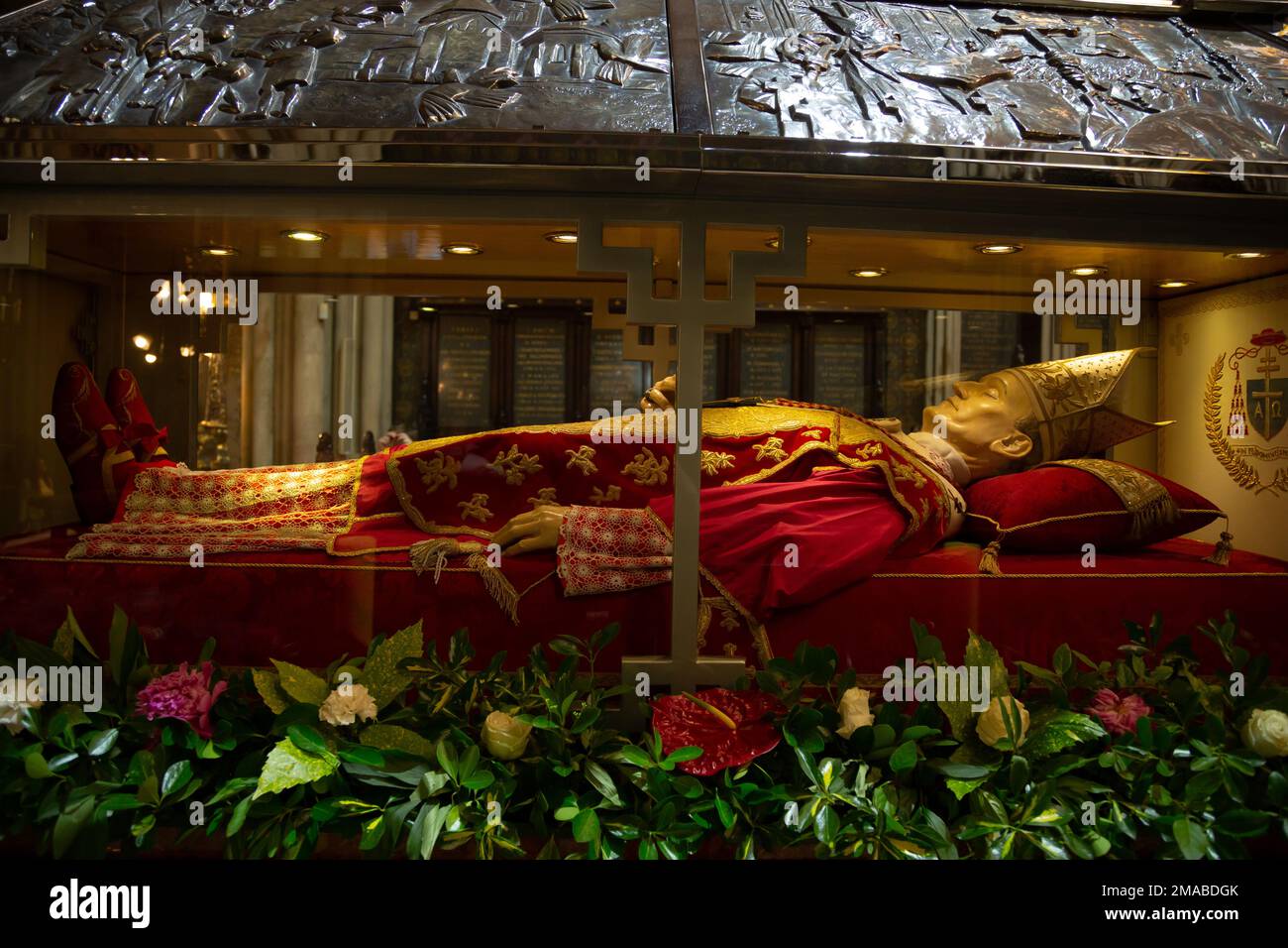 26.05.2016, Croatia, Zagreb, Zagreb - Tomb of the controversial Cardinal Alojzije Stepinac, Zagreb Cathedral, Episcopal Church of the Roman Catholic A Stock Photo