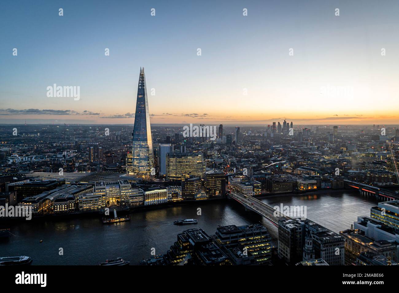 The view from the Sky Garden, London Stock Photo