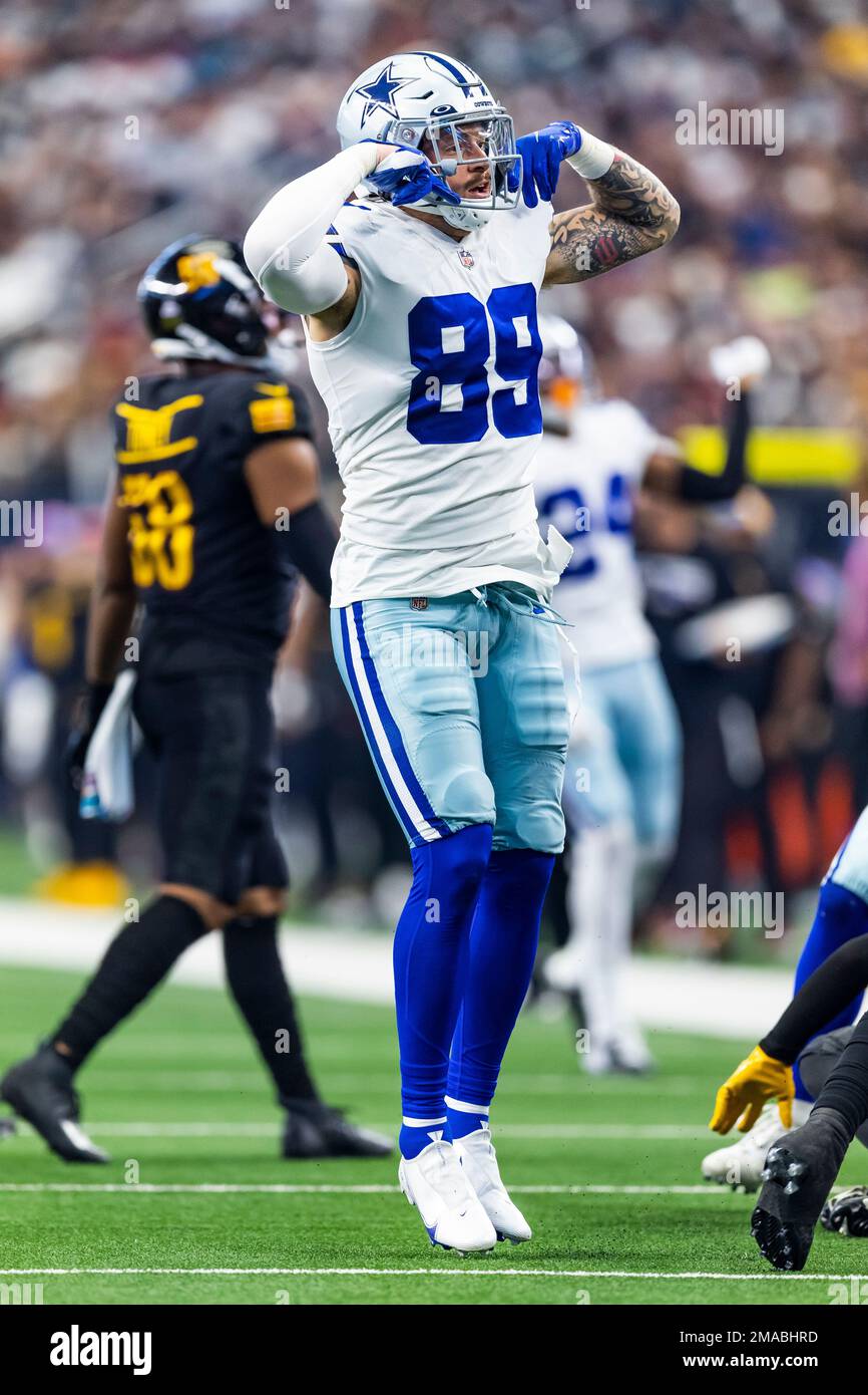 Dallas Cowboys tight end Peyton Hendershot (89) is seen during the