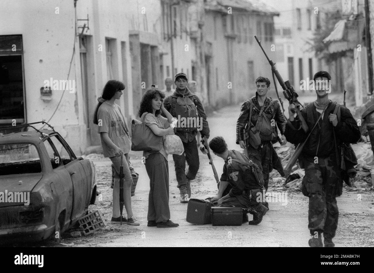22.06.1992, Bosnia and Herzegovina, Canton Herzegovina-Neretva, Mostar