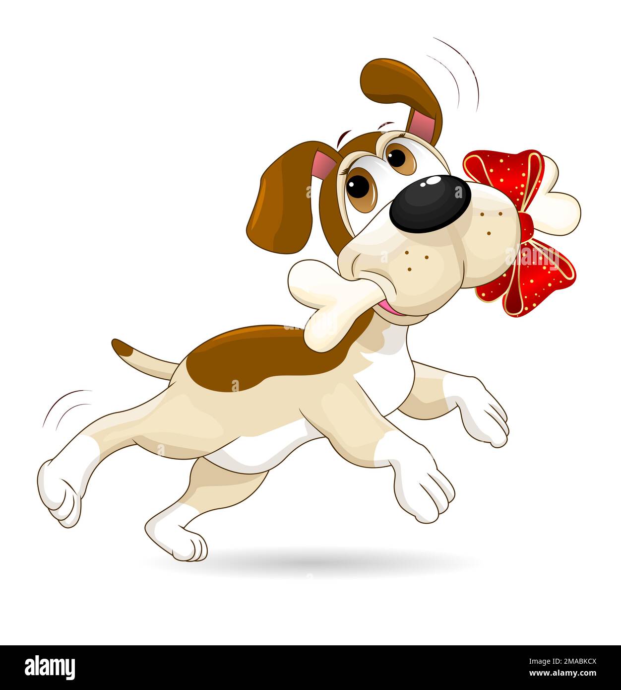 Cartoon dog and bone hi-res stock photography and images - Alamy