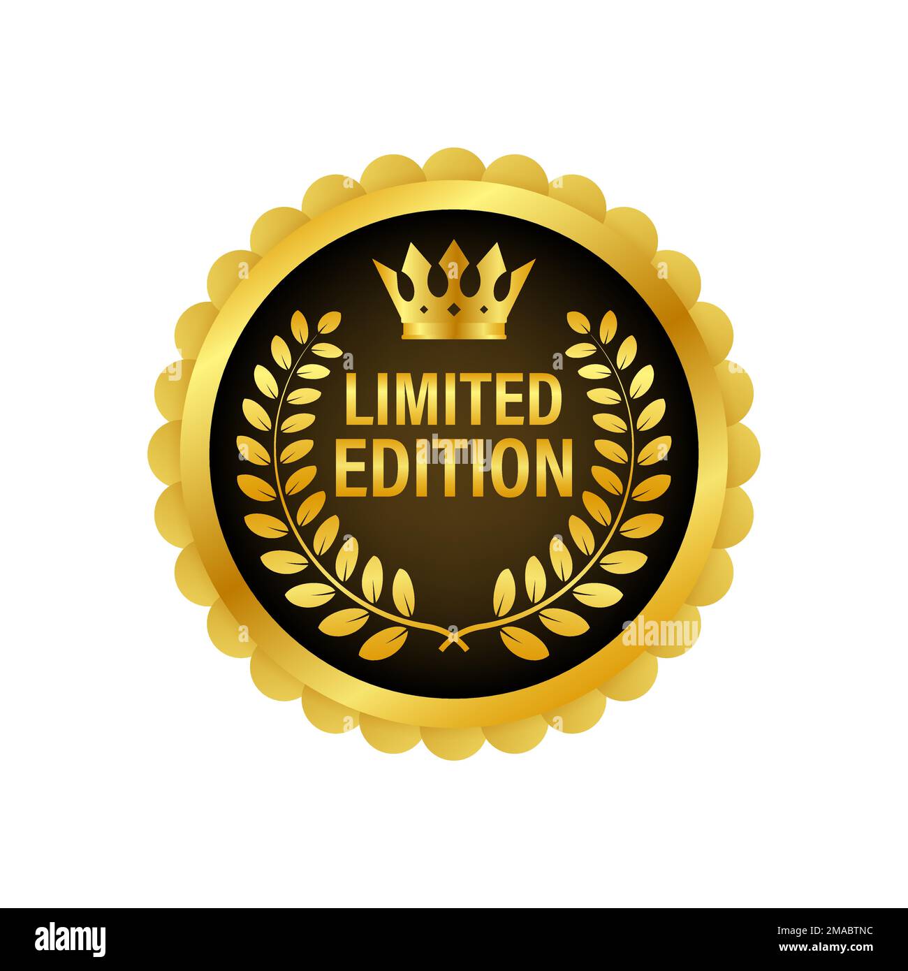Limited Edition sign, label. Vector stock illustration Stock