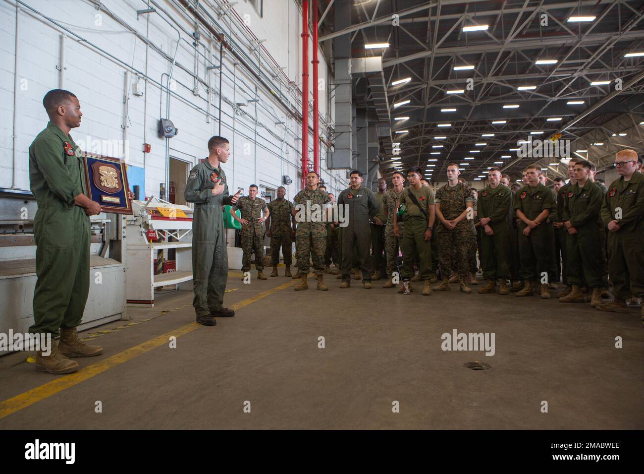 U.S. Marine Corps Lt. Col. William M. Powell, commanding officer of ...