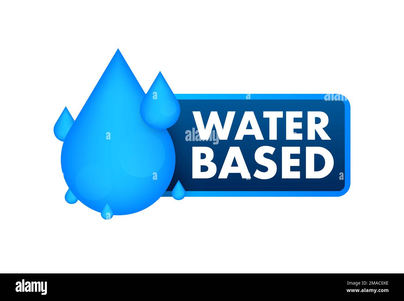 Water based product icon. Vector stock illustration Stock Vector Image