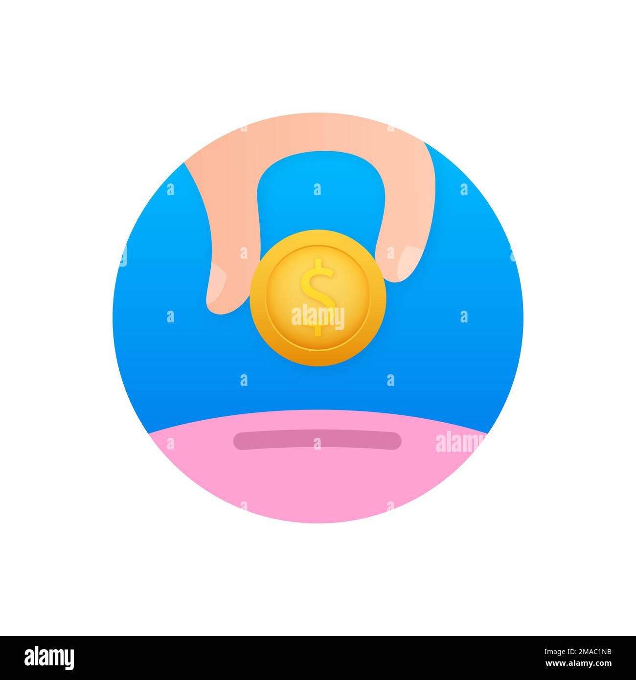 Making money while do nothing. Money staircase. Profit, piggy bank ...