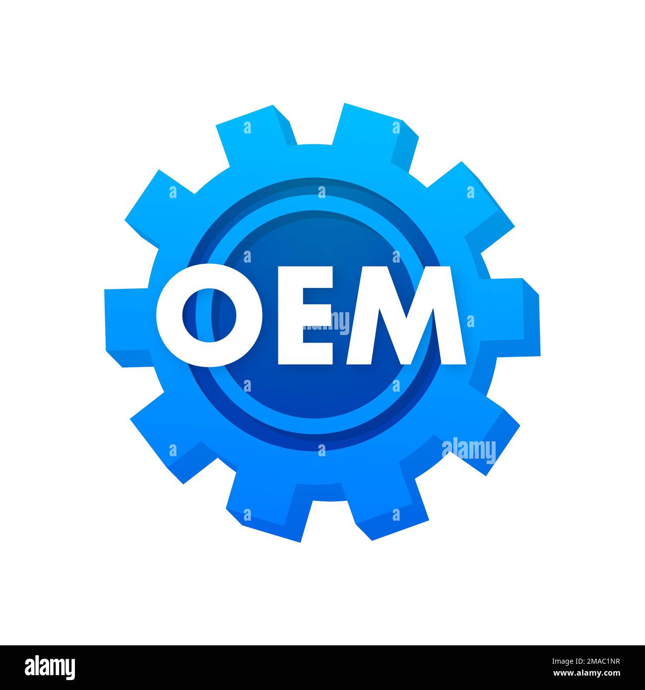 OEM Original Equipment Manufacturer. Vector stock illustration Stock