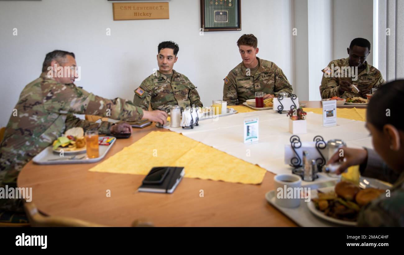 U.S. Army Command Sgt. Maj. Mark Morgan of the 7th Army Training ...
