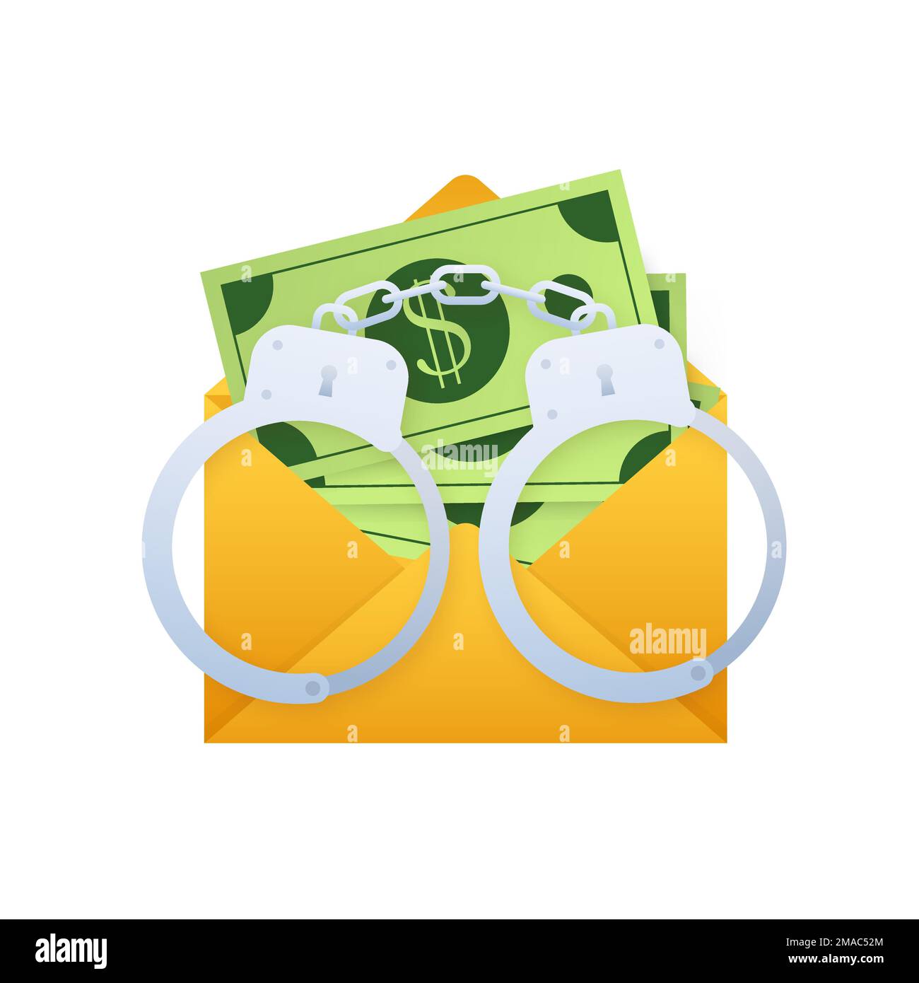 Mafia Envelope Crime corruption cartoon illustration hi-res stock photography and ...